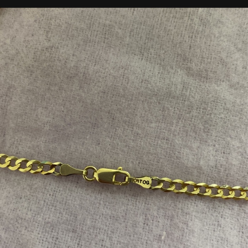 10K Yellow Gold 20” Cuban Link Necklace
